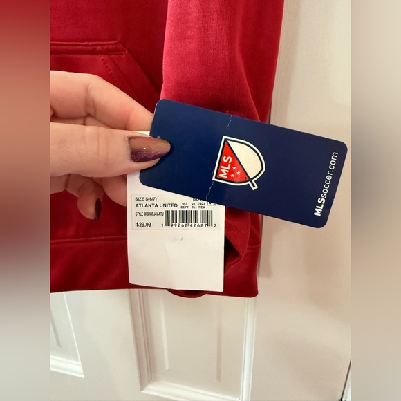 MLS Atlanta United Sweatshirt Hoodie Size Small (6/7) - Picture 3 of 4